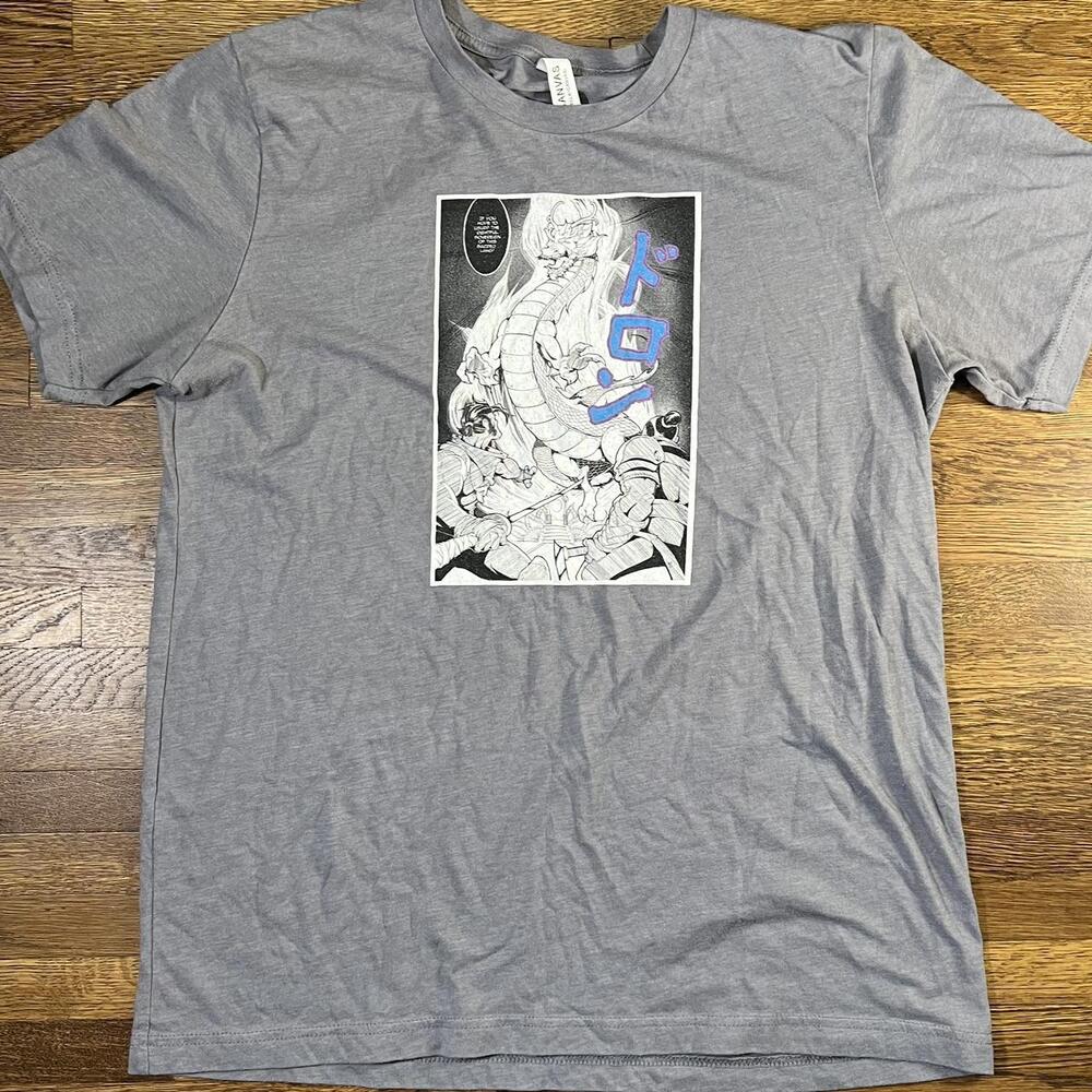 Anime Graphic Tee - Unique Vintage Printed T-Shirt